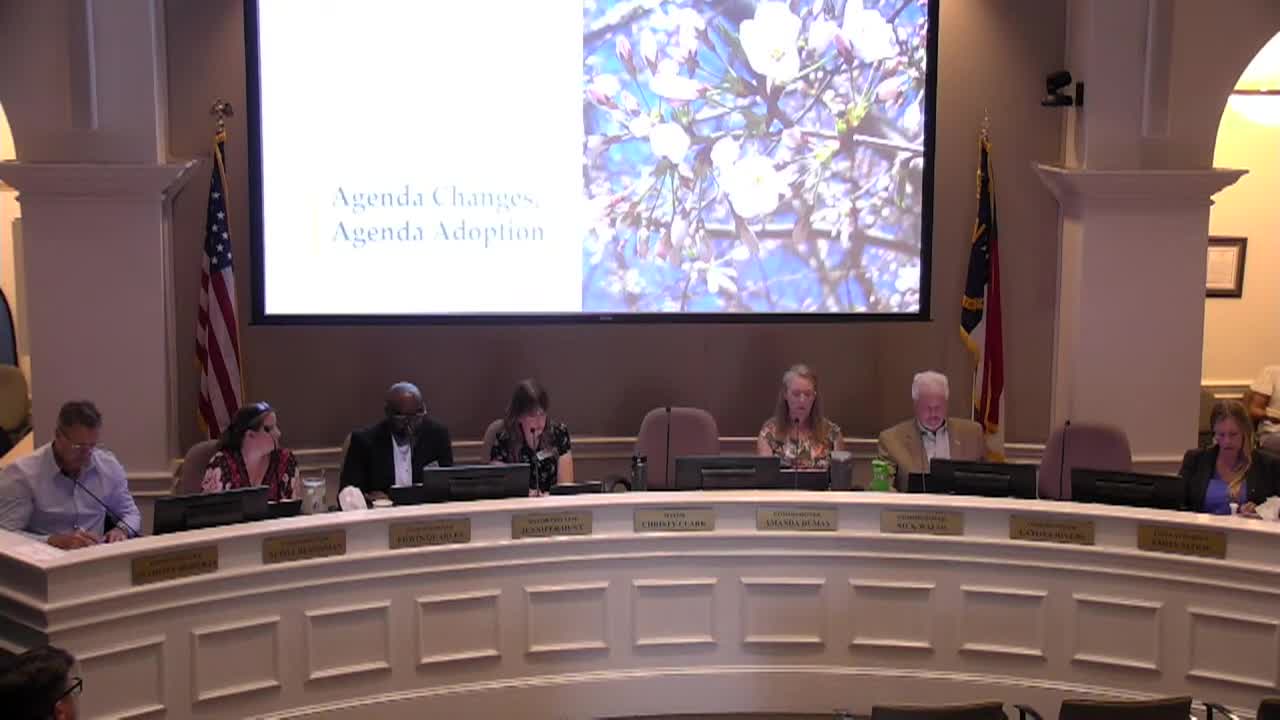 Huntersville BOC -  August 19, 2025