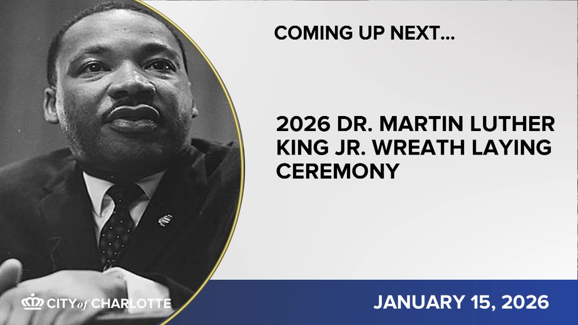 2026 Dr. Martin Luther King Jr. Wreath Laying Ceremony - January 15, 2026